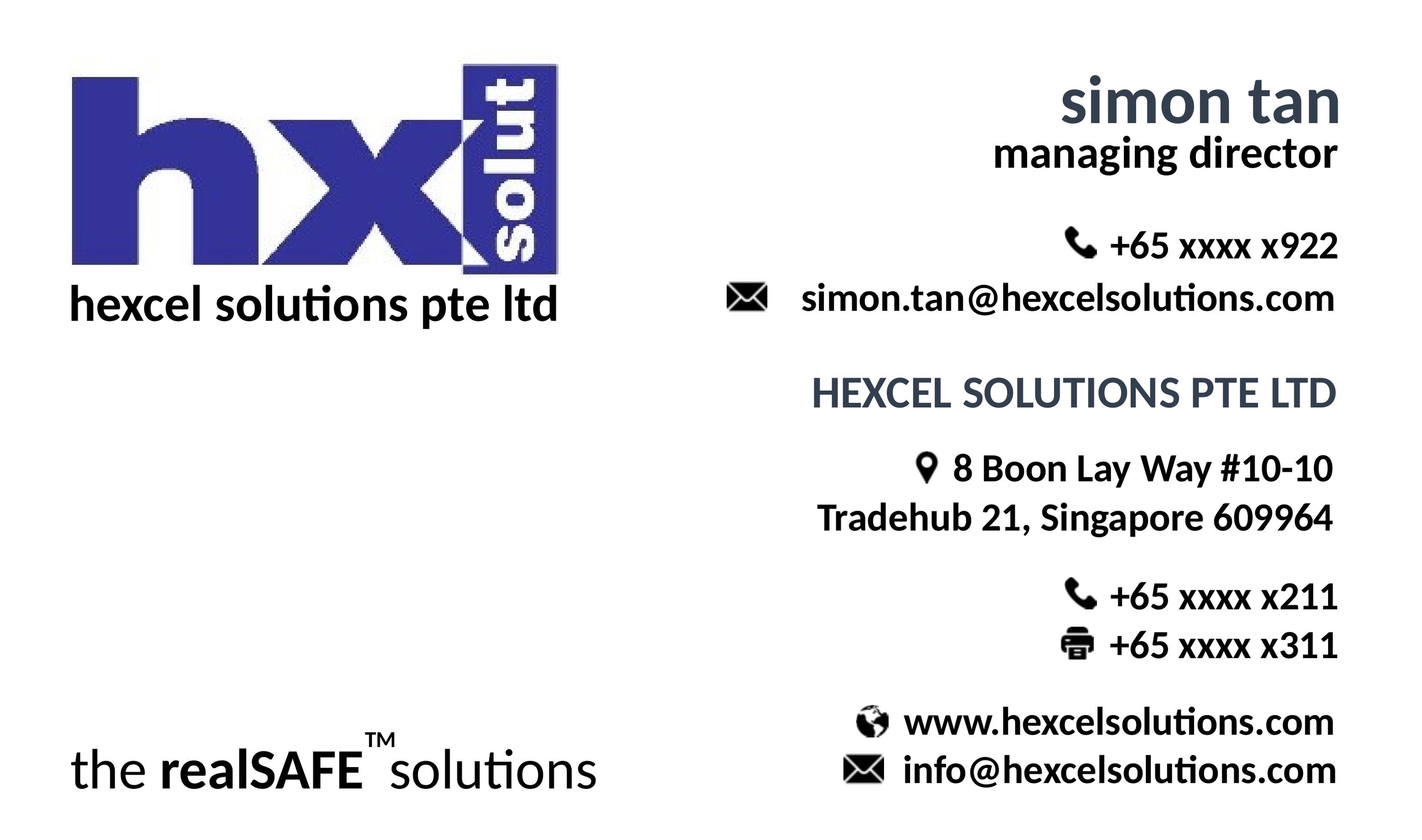 Simon Tan digital name card
