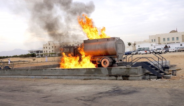 Road Tanker Fire Simulator