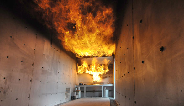Mobile Fire Trainer training scenario