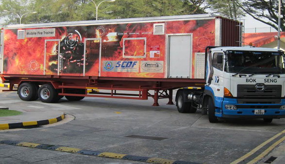 Mobile Fire Trainer